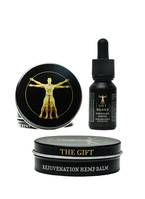 Small rejuvenation duo with natural hemp products.